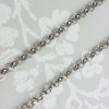 Solid 9ct White Gold 2mm Belcher Chain Necklace