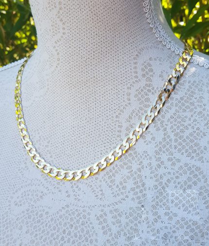 9ct gold curb chain store 20 inches