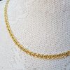 9ct Yellow Gold 4.6mm Double Curb Chain Necklace 20"