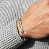 Unisex Sterling Silver 7mm Curb Bracelet 7.5'' & 8.5"