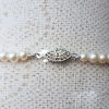 Graduated White Freshwater Pearl Necklace 17"